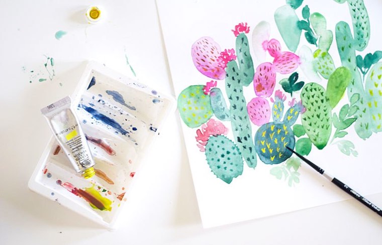 12 Easy Watercolour Painting Tutorials for Beginners