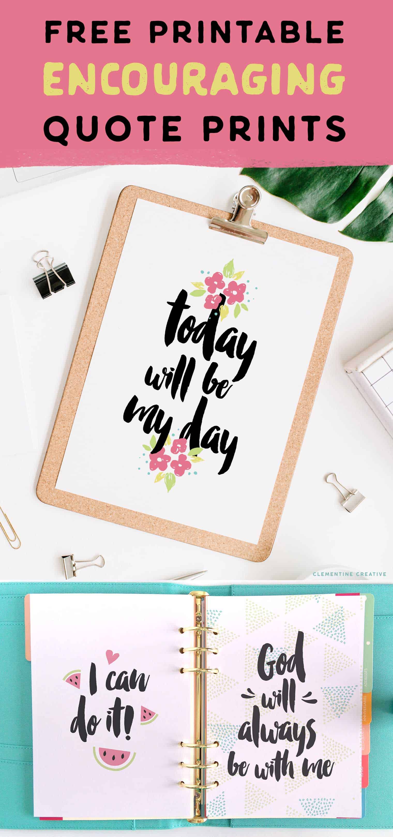 get motivated in the morning with these free printable