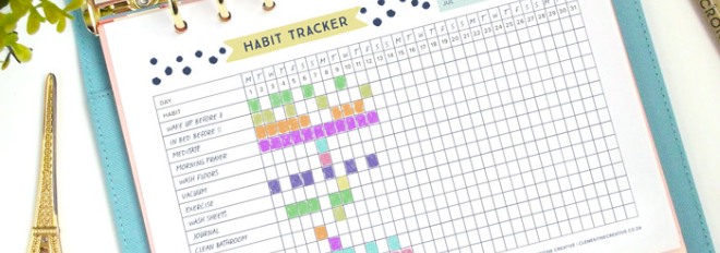 Habit Tracker Chart