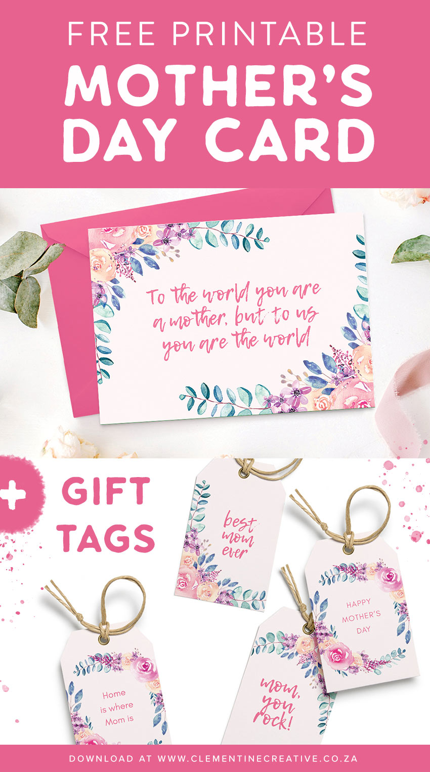 Free Printable Mother S Day Gift Cards