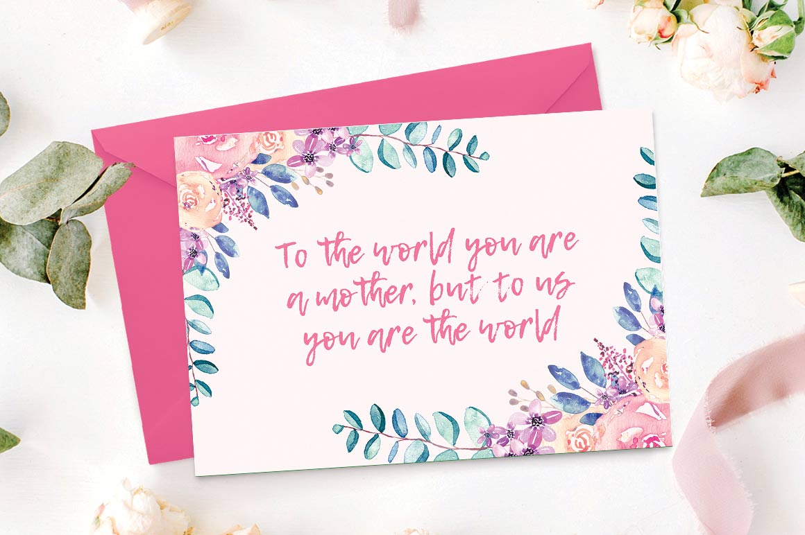 Surprise Mom with this beautiful Mother's Day card + gift