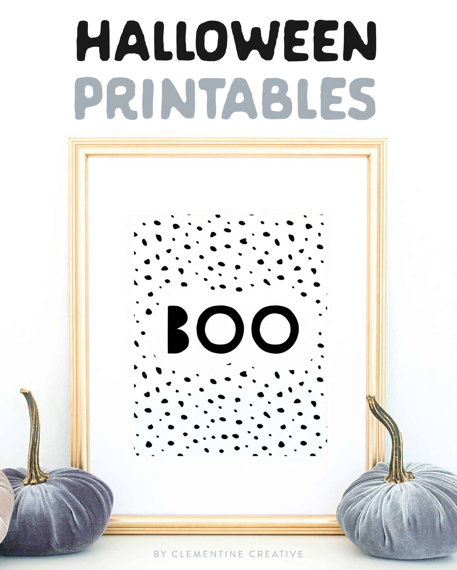 Printable Halloween Wall Decorations