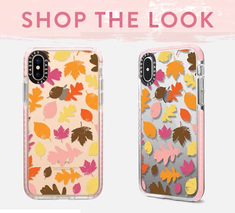 autumn leaves iphone case