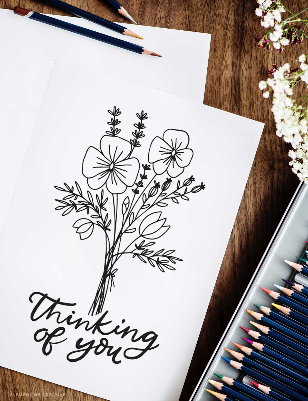 Printable Thinking Of You Cards Free