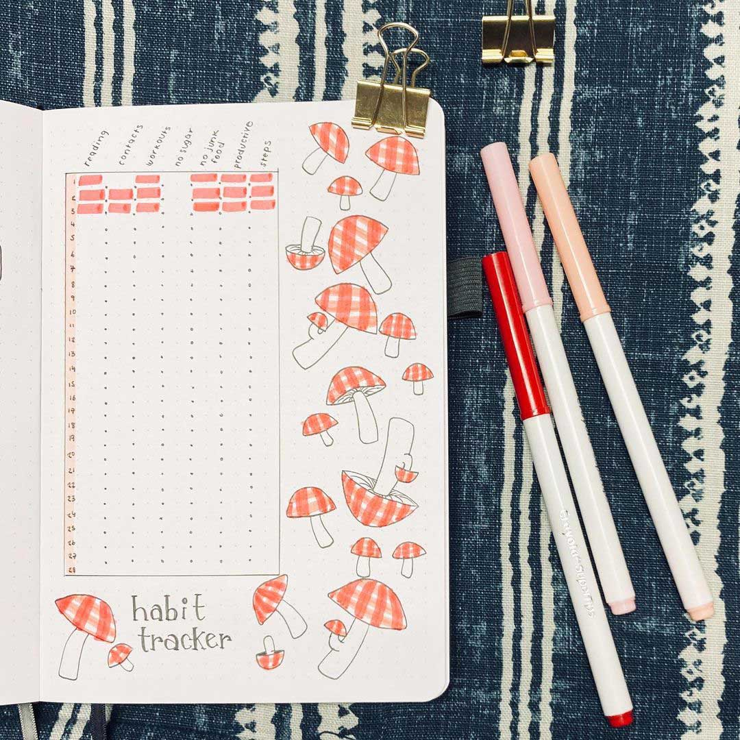 14 Creative Habit Tracker Bullet Journal Ideas to Inspire You