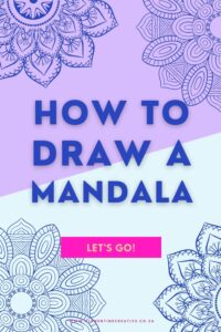 how to draw a mandala with pen and paper
