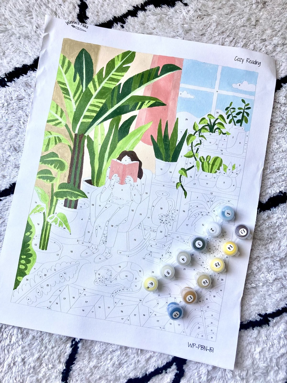Paint-by-numbers for Adults: a Relaxing Hobby - Clementine Creative