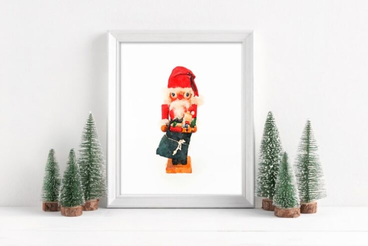 Image for Free Christmas Printables: Nutcrackers and Santas