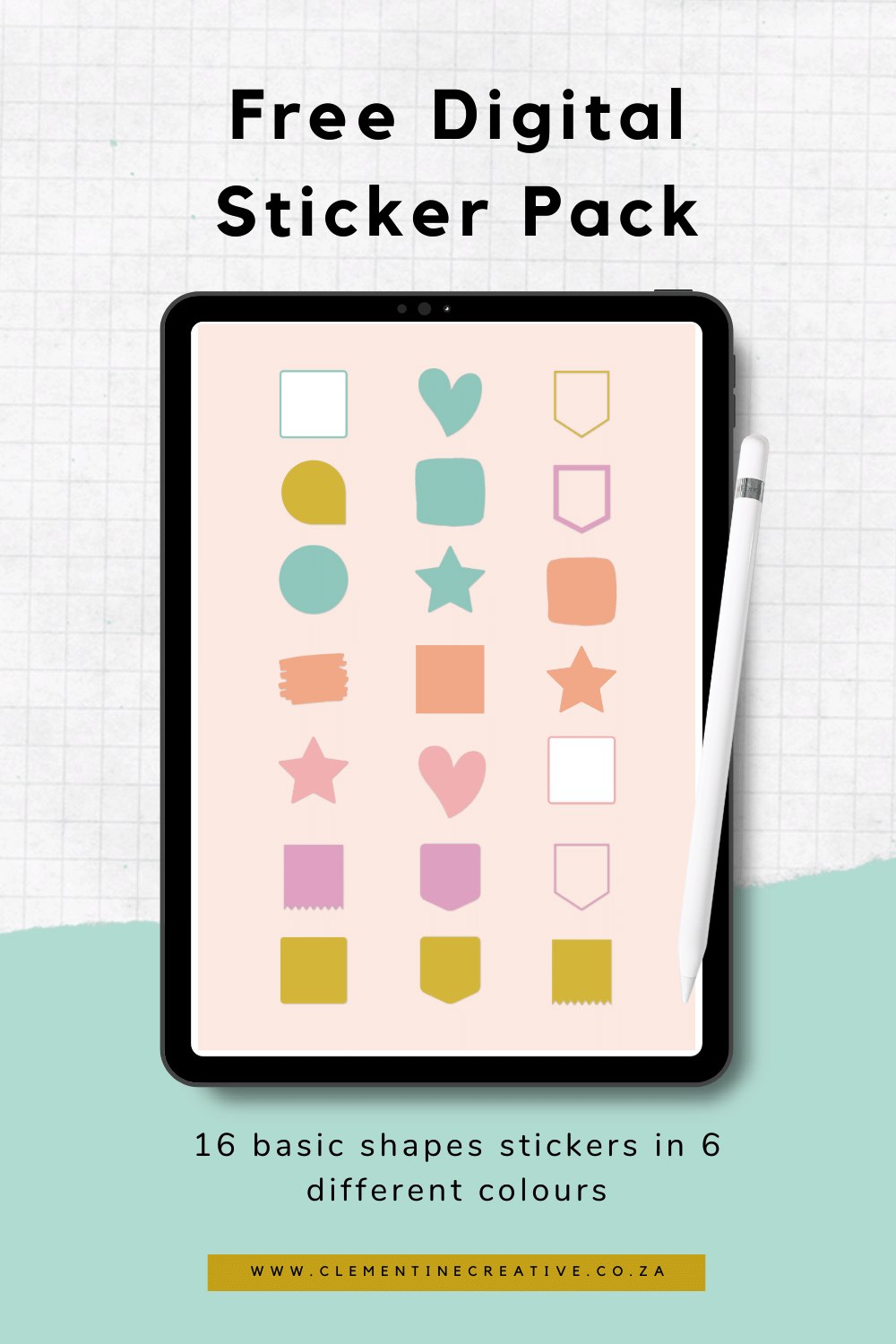 Journal Sticker Set PNG Picture, Cute Sticker Set For Journaling