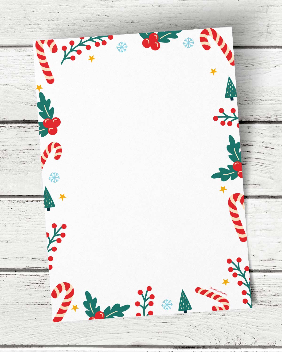holly printable Christmas border 7 cute christmas border papers (free printable templates