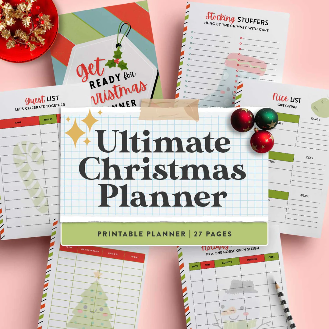ultimate printable christmas planner